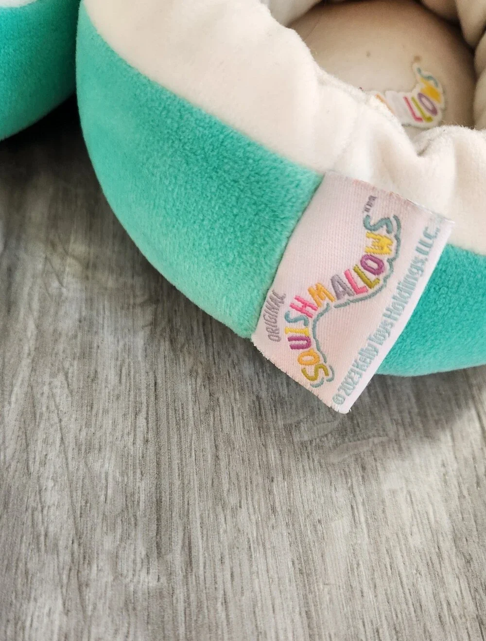 Squishmallows Kids Slippers Teal Plush Koala Kelly Toys Used Size 13-1 EUC